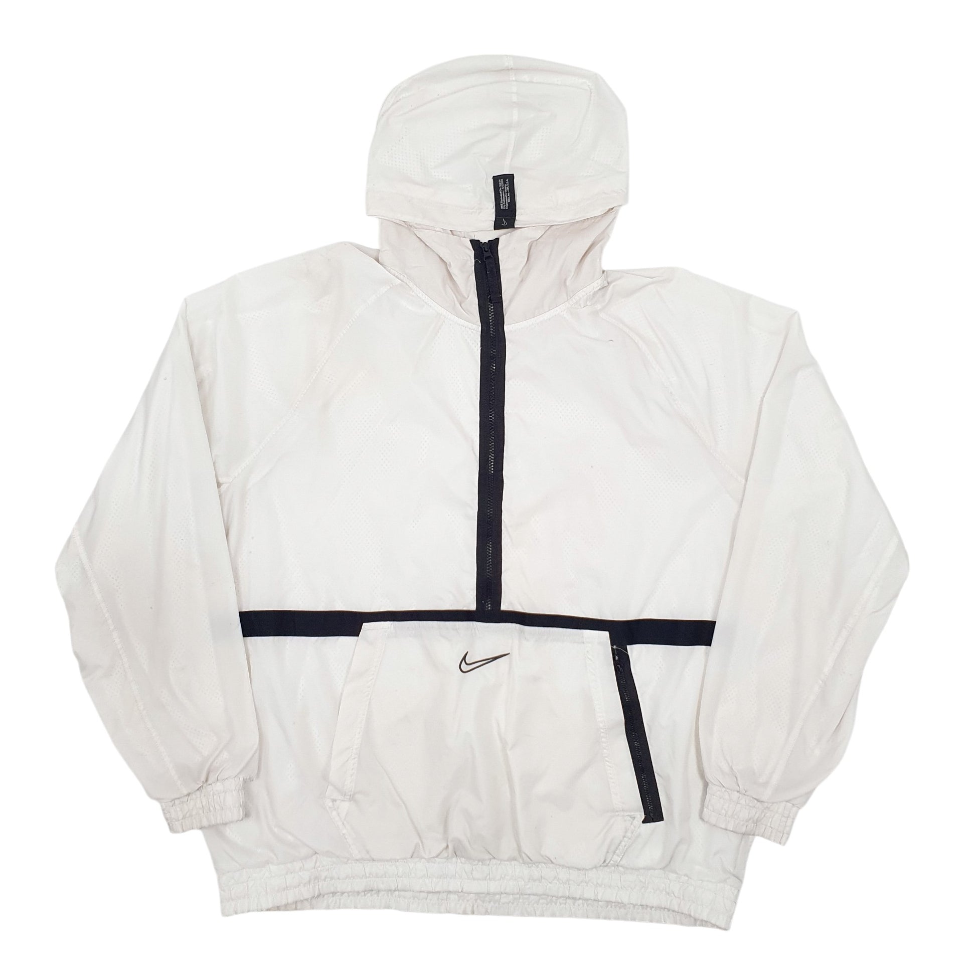 Mens White Adidas Basketball  Coat