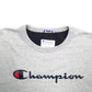 Mens Grey Champion Spellout Crewneck Jumper