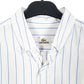Mens White Lacoste  Long Sleeve Shirt