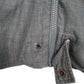 Mens Grey G Star Raw Shacket Zip Denim Long Sleeve Shirt