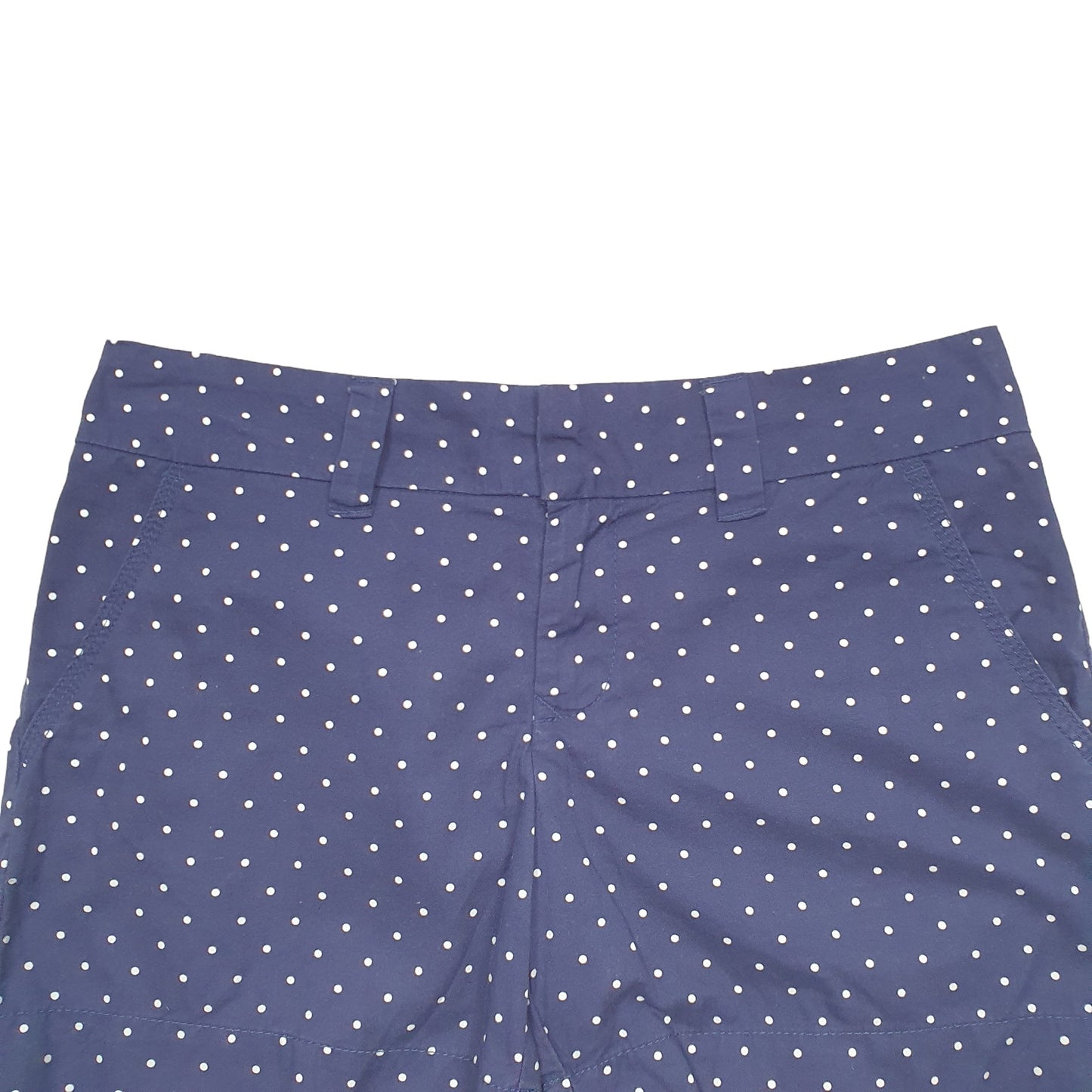 Womens Blue Tommy Hilfiger Polka Dots Chino Shorts