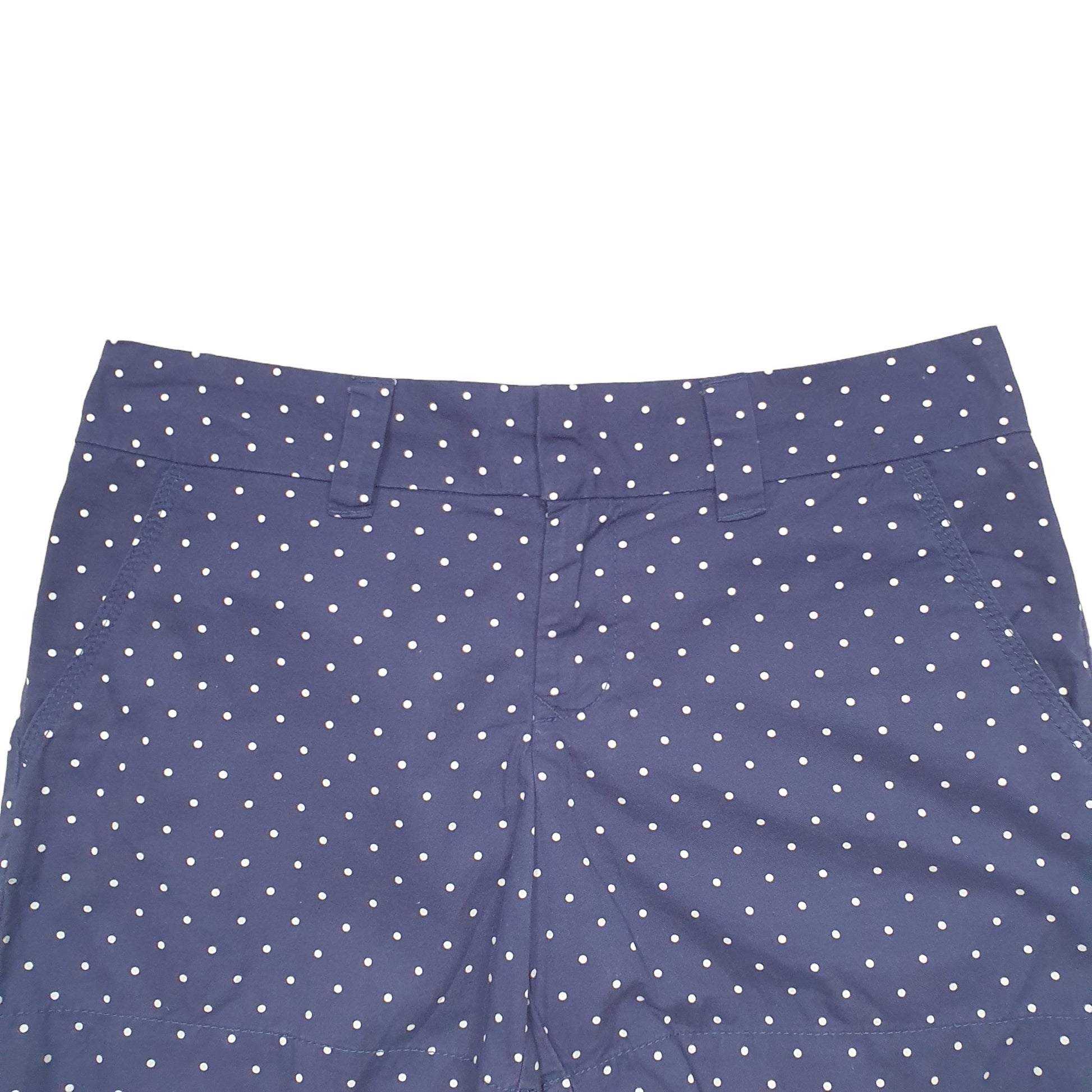 Womens Blue Tommy Hilfiger Polka Dots Chino Shorts