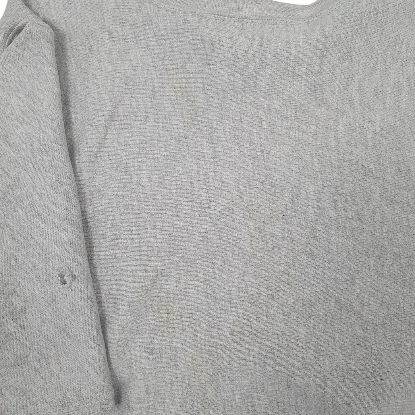 Mens Grey Champion Ohio State Raised Embroidered Reverse Weave Made In USA Vintage 90s Crewneck Jumper