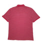 Mens Red Lacoste  Short Sleeve Polo Shirt