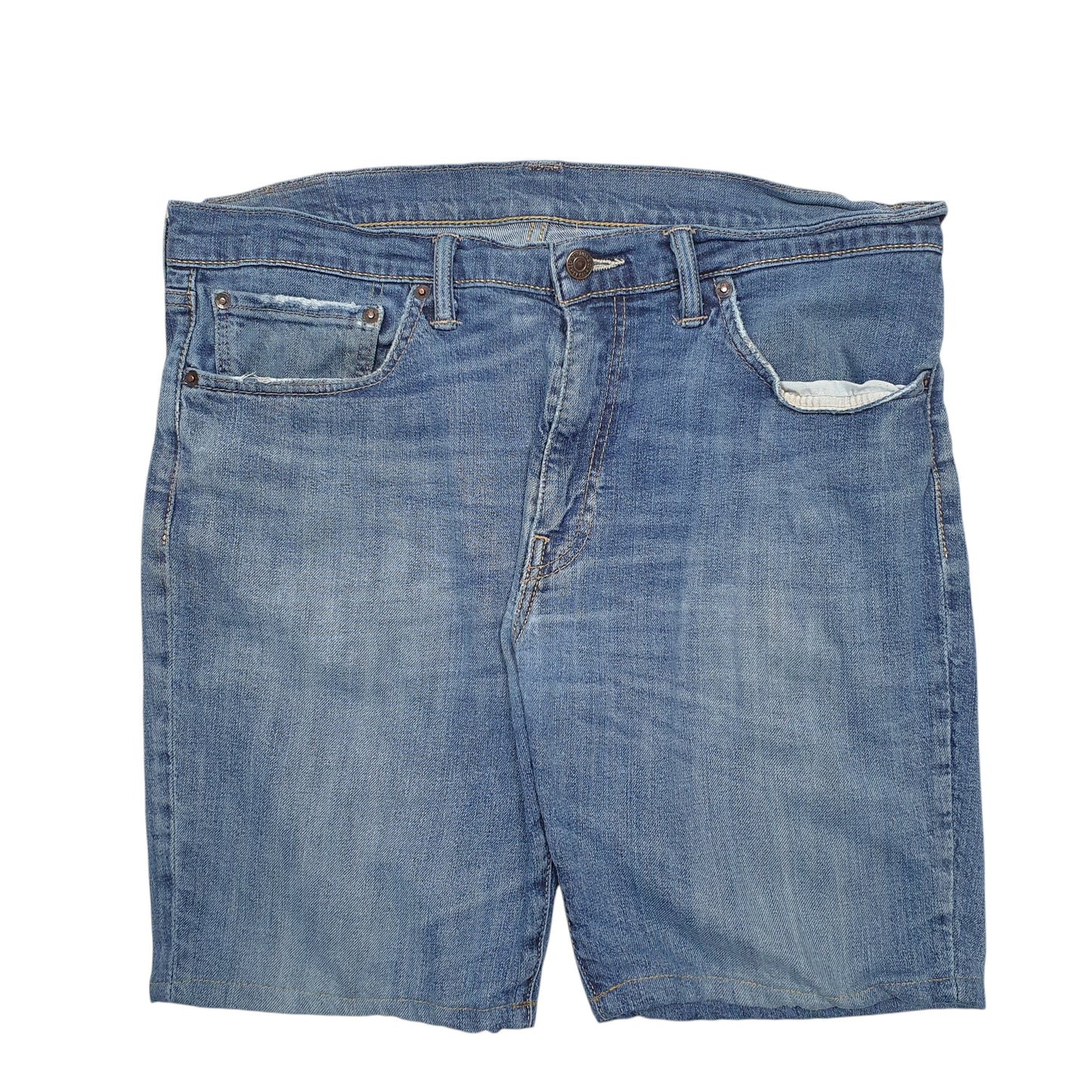 Mens Blue Levis  Denim Shorts