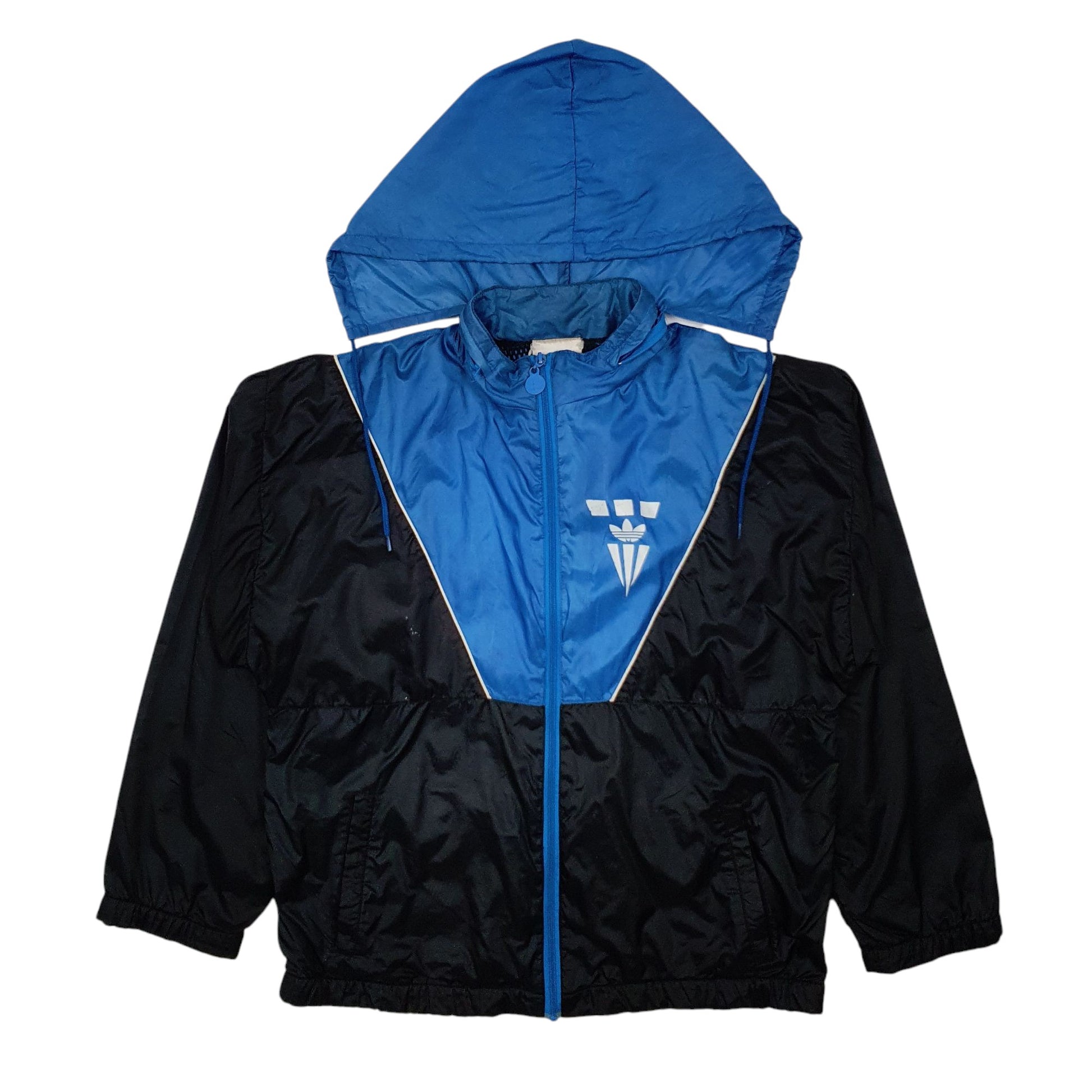 Mens Black Adidas Vintage 80s  Coat