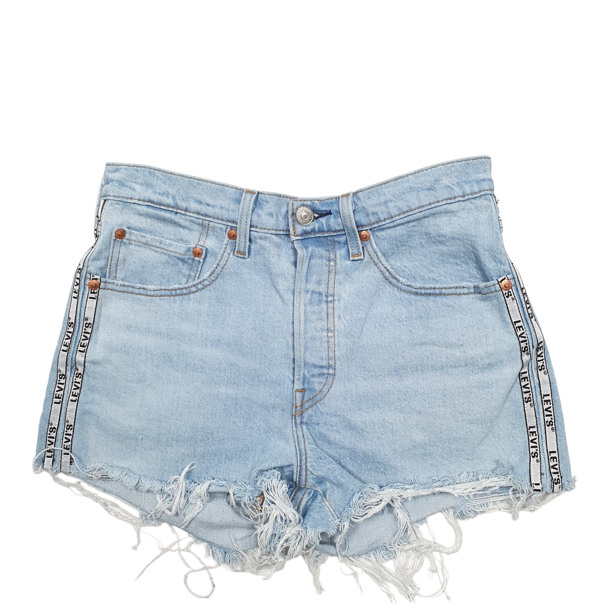 Womens Blue Levis 501 Denim Jorts Denim Shorts