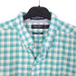Mens Turquoise Nautica Bit Trimmer Long Sleeve Shirt