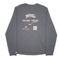 Mens Grey Nike Dri Fit Rocket City Marathon 2011 Long Sleeve T Shirt