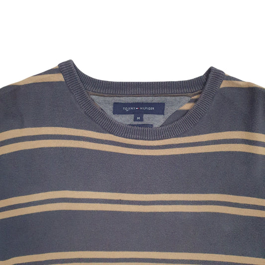 Mens Grey Tommy Hilfiger Knit Crewneck Jumper