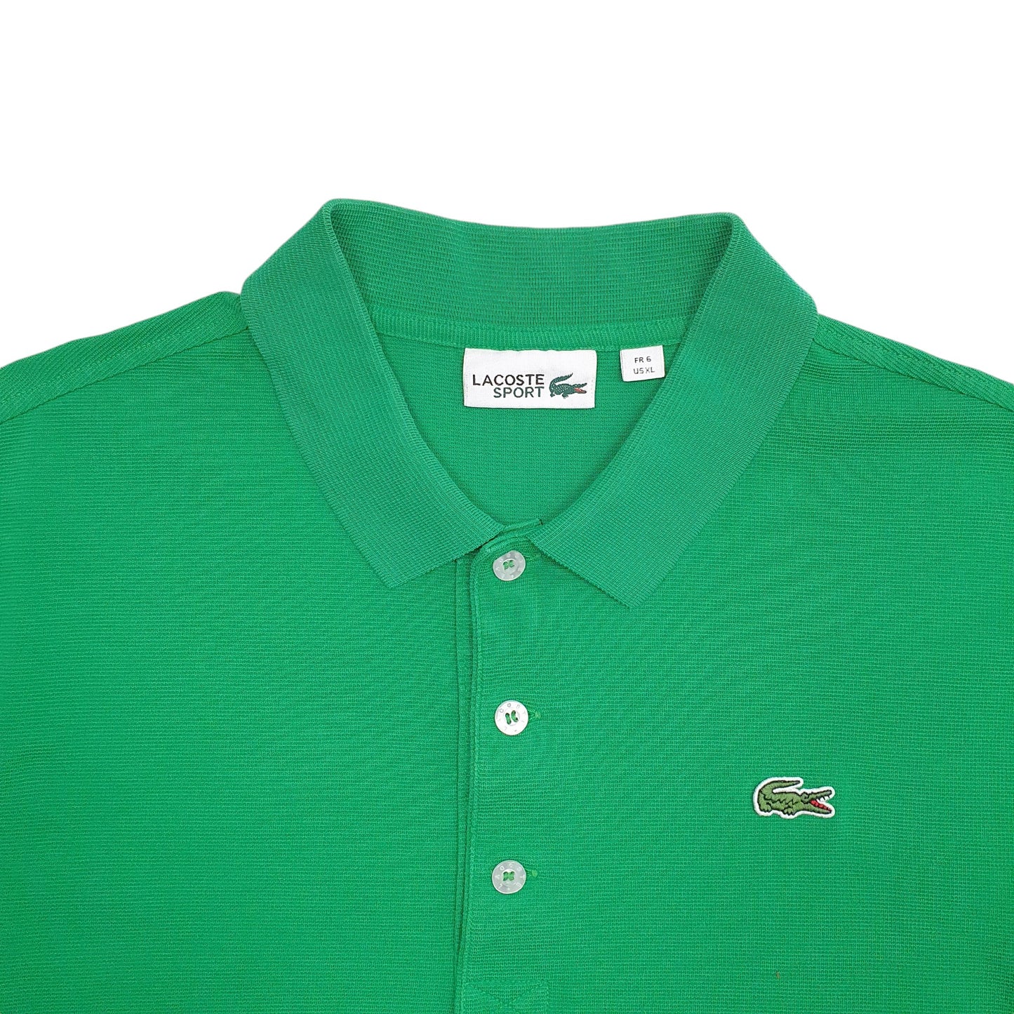 Mens Green Lacoste  Short Sleeve Polo Shirt