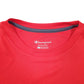 Mens Red Champion Slim Fit Active Workout Short Sleeve T Shirt