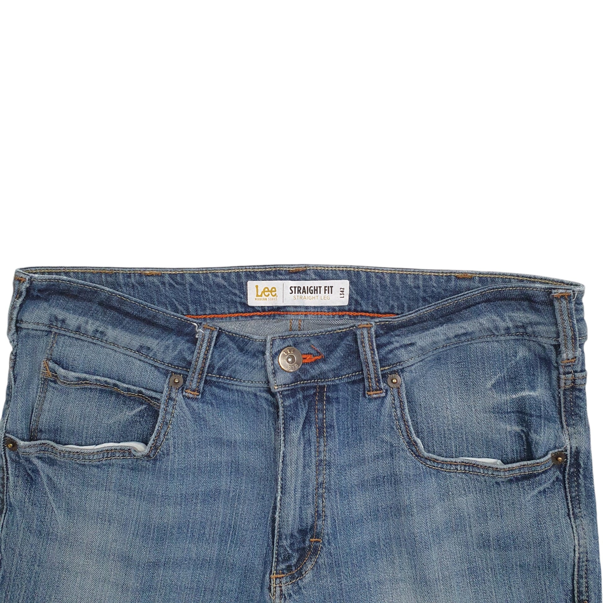 Mens Blue Lee Modern Series Straight JeansW34 L32