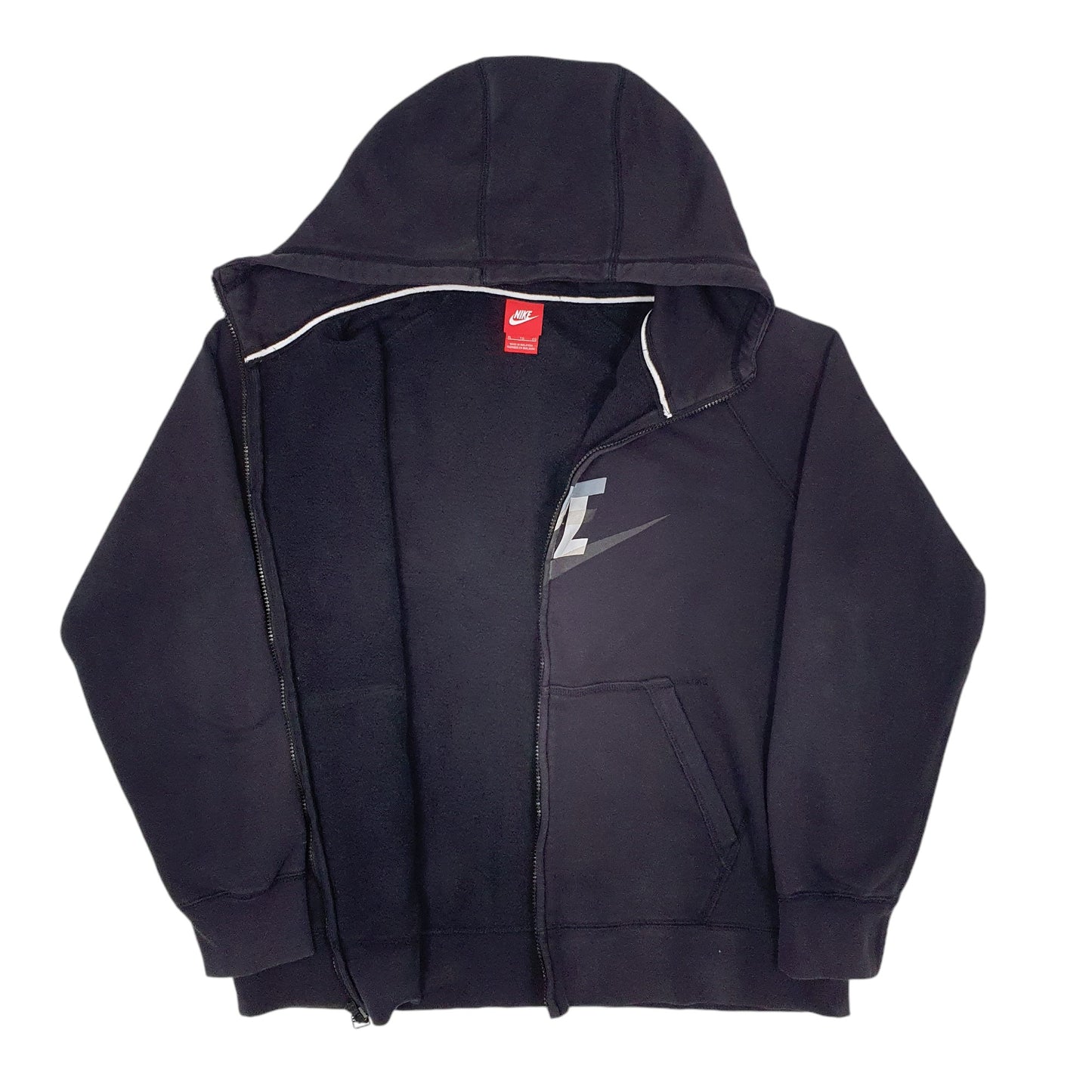 Mens Black Nike  Full Zip Jumper