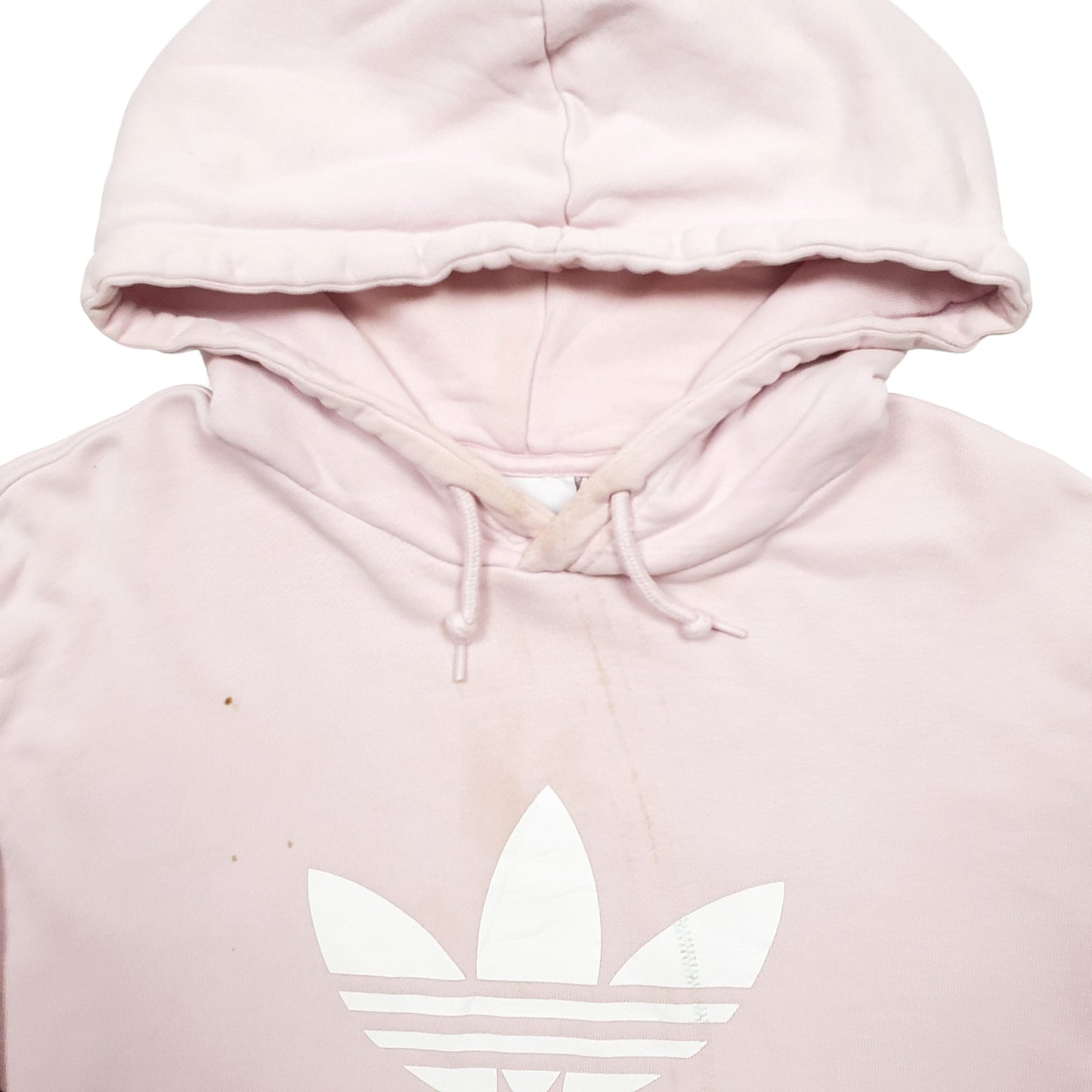 Mens Pink Adidas Spellout Hoodie Jumper
