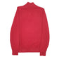 Mens Red Nautica Knitwear Quarter Zip Jumper