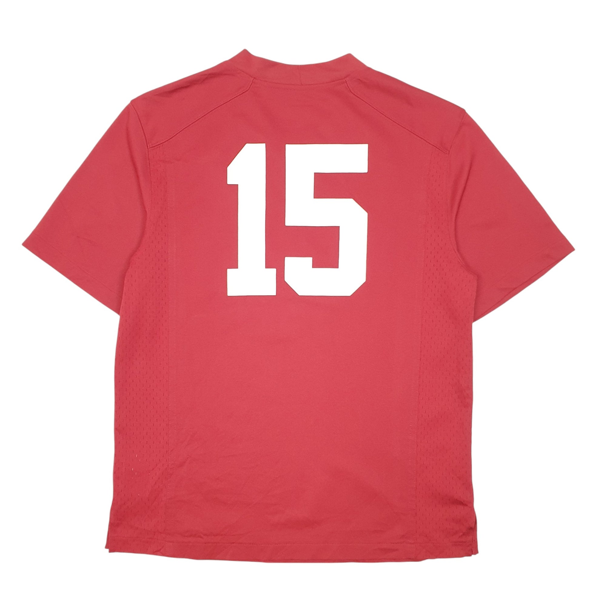 Womens Burgundy Nike Vintage Team Atlanta 15 Jersey Short Sleeve T Shirt