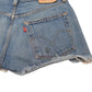 Womens Blue Levis 501 Jorts Hot Pants Denim Shorts
