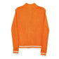 Womens Orange Shampoo Cable Knit Full Zip Jumper
