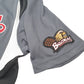 Mens Grey Champro Baseball Jersey Beavers 1 USA Short Sleeve T Shirt