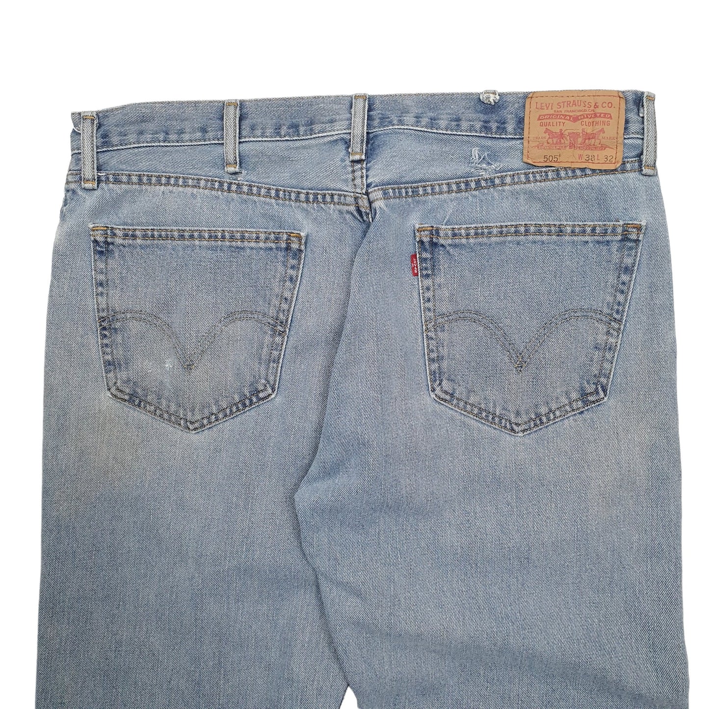 Mens Blue Levis  505 JeansW38 L32