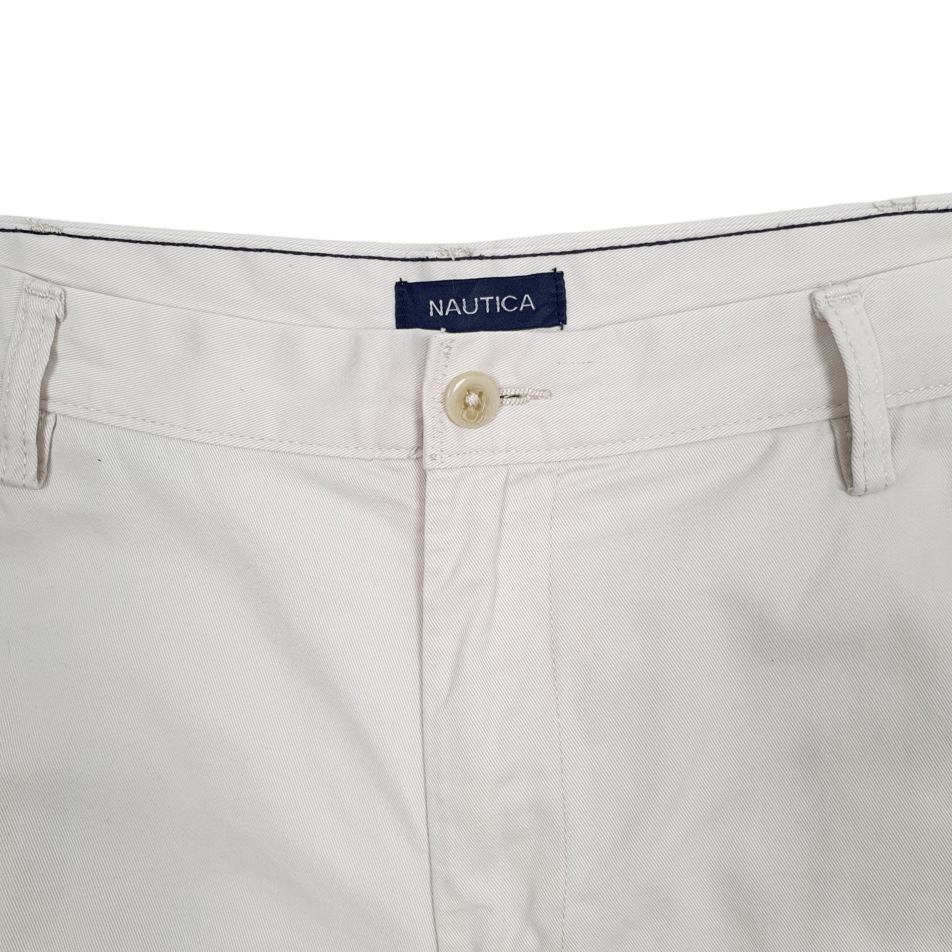 Mens Beige Nautica Deck Chino Shorts