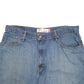 Mens Blue Levis Denim Jeans Jorts Denim Shorts