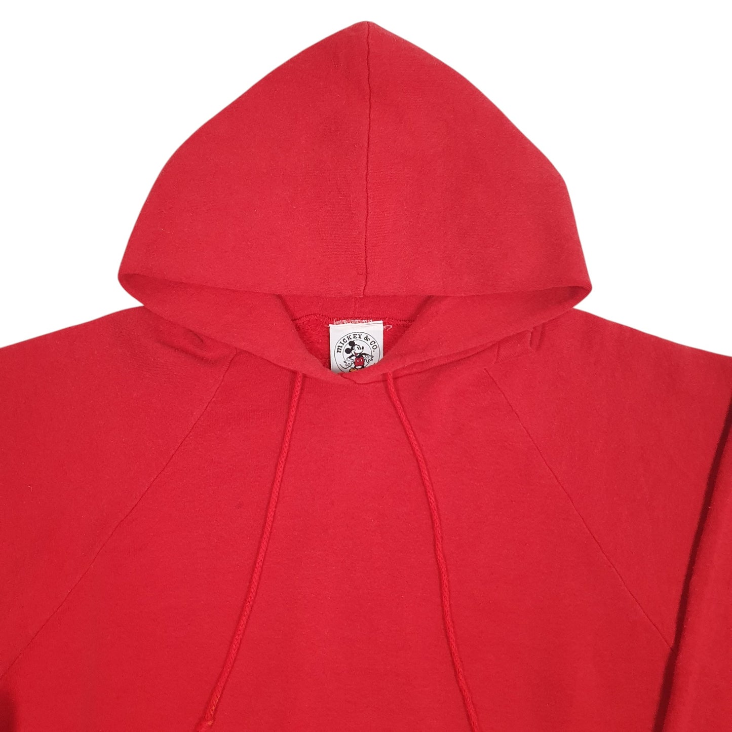 Mens Red Disney Vintage Hoodie Jumper