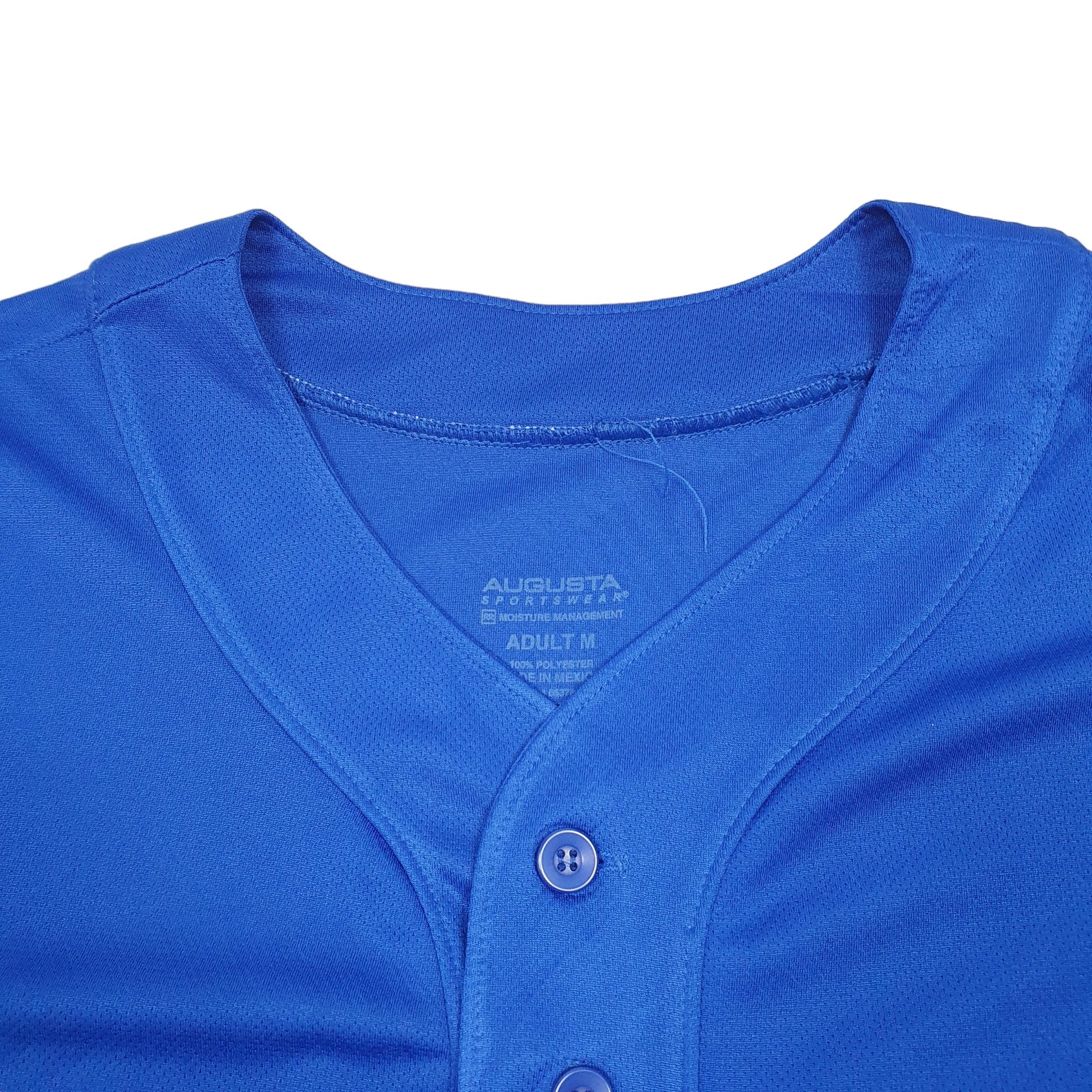 Mens Blue Augusta Little League Lincoln Glen USA Baseball Jersey Short Sleeve T Shirt