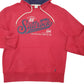 Mens Red Saltrock Spellout Hoodie Jumper