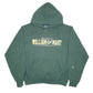 Mens Green Champion College Of William & Mary USA Spellout Hoodie Jumper