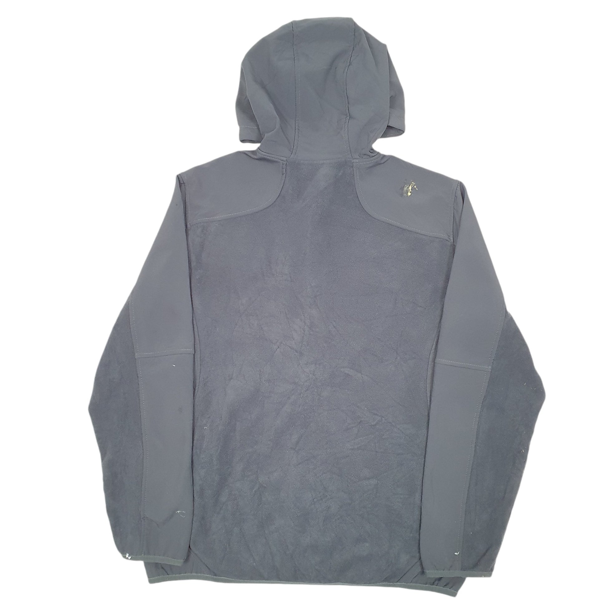 Mens Grey Reebok Hoodie Full Zip Jumper