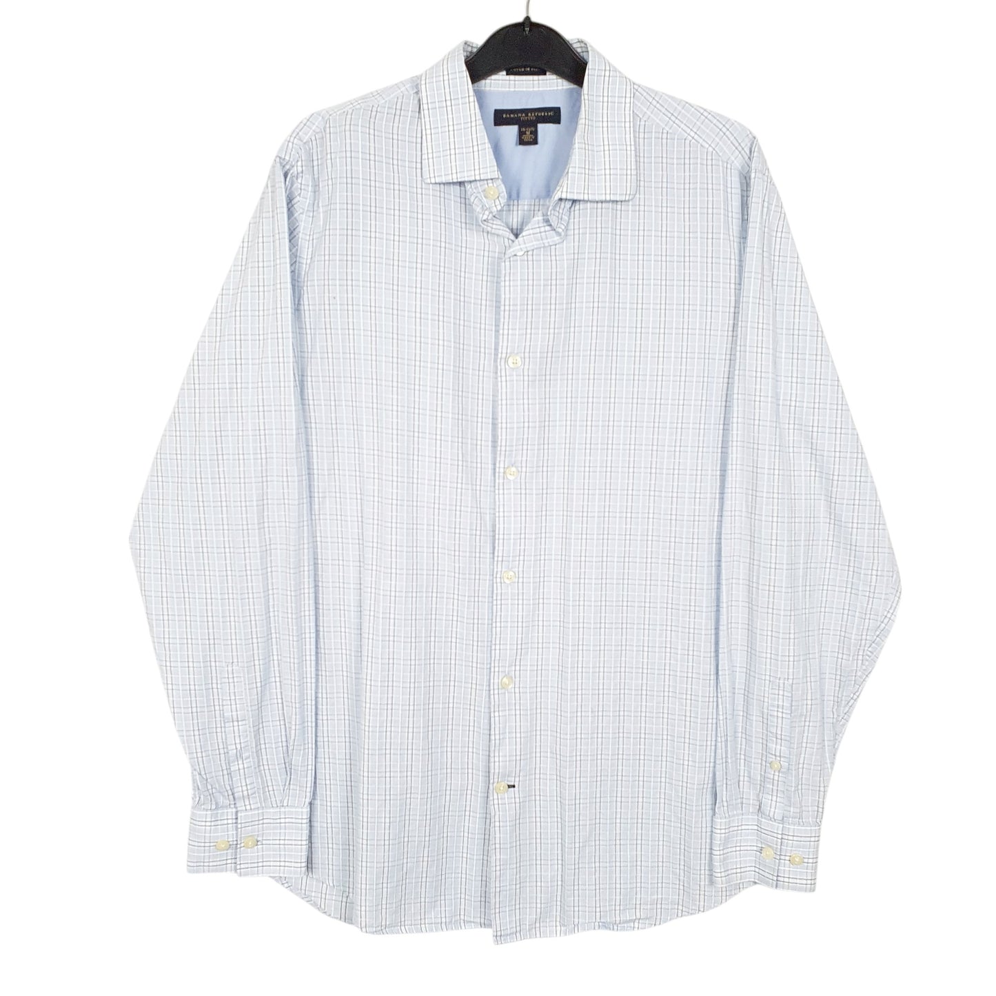 Mens Blue Banana Republic  Long Sleeve Shirt