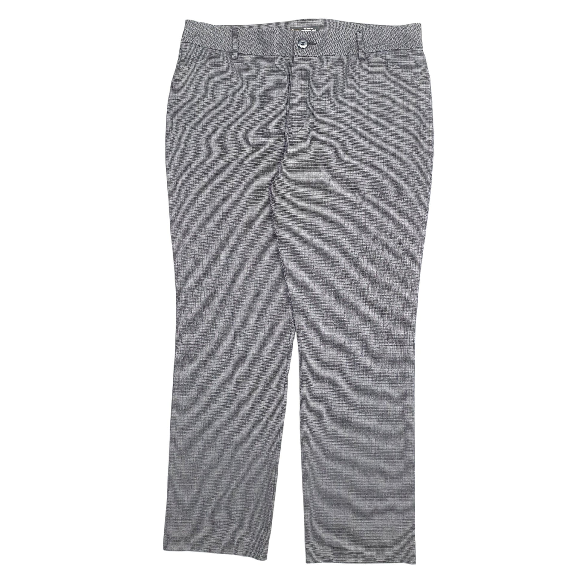 Womens Grey Lee Mid Rise Stretch Fit Chino Trousers