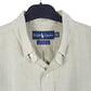 Mens Green Ralph Lauren Oxford Long Sleeve Shirt