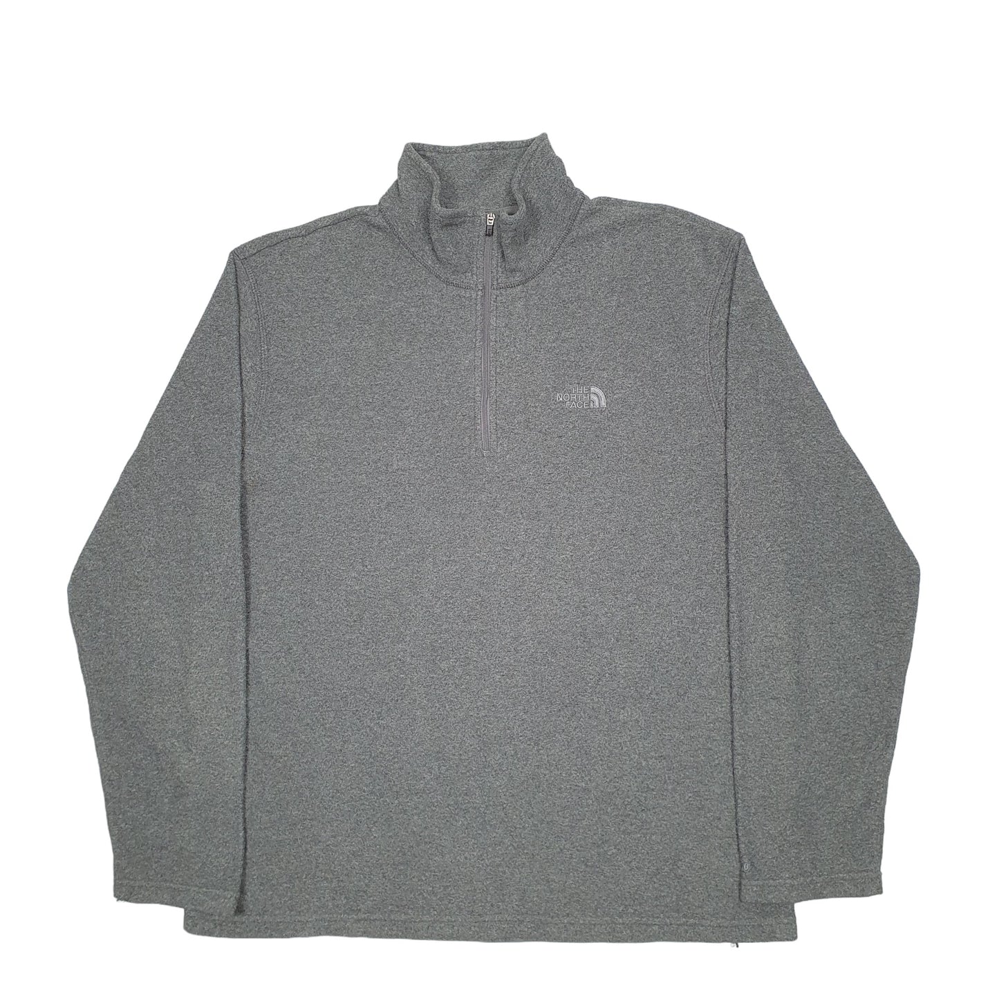 Mens Grey The North Face  Quarter Zip Jumper