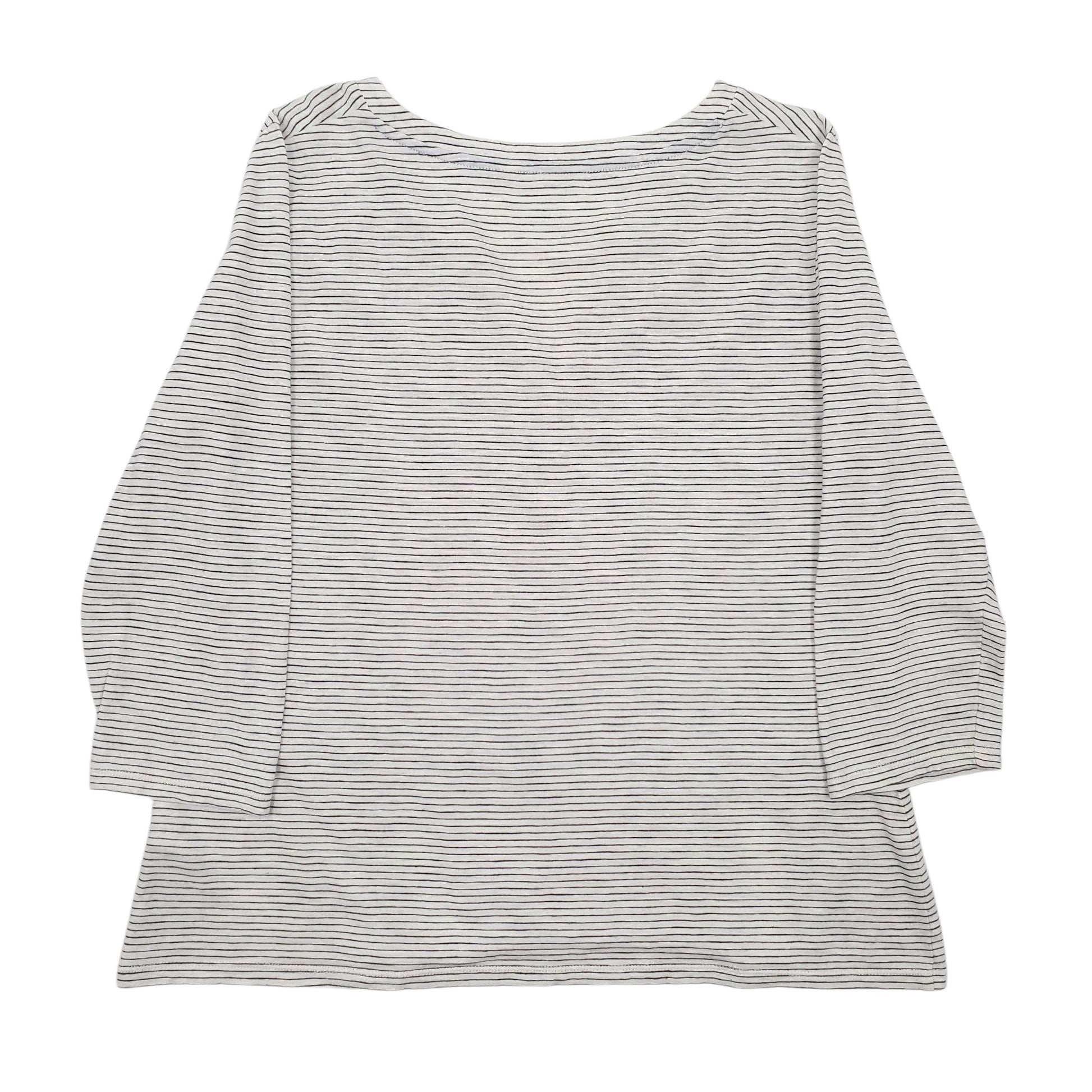 Womens White Boden  Long Sleeve T Shirt