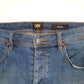 Mens Blue Lee Cut Off Jorts Denim Shorts