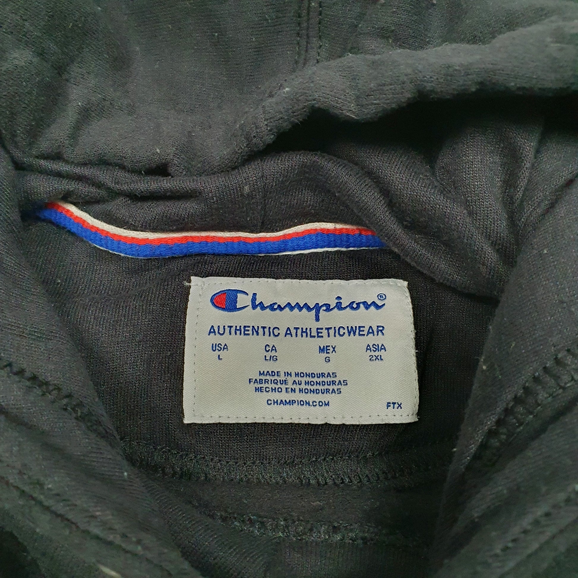 Womens Black Champion  Hoodie Jumper