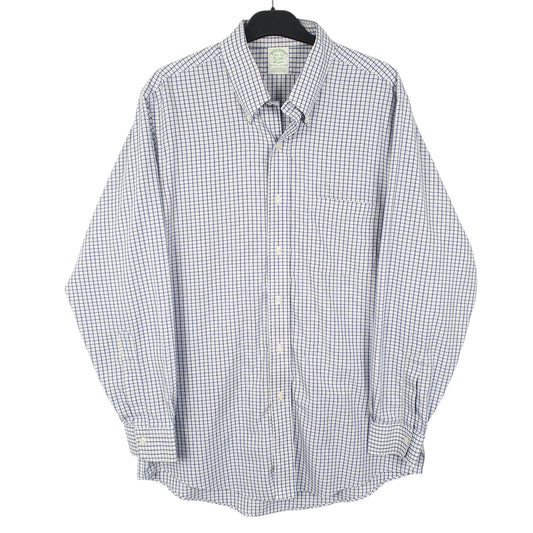 Mens White Brooks Brothers  Long Sleeve Shirt
