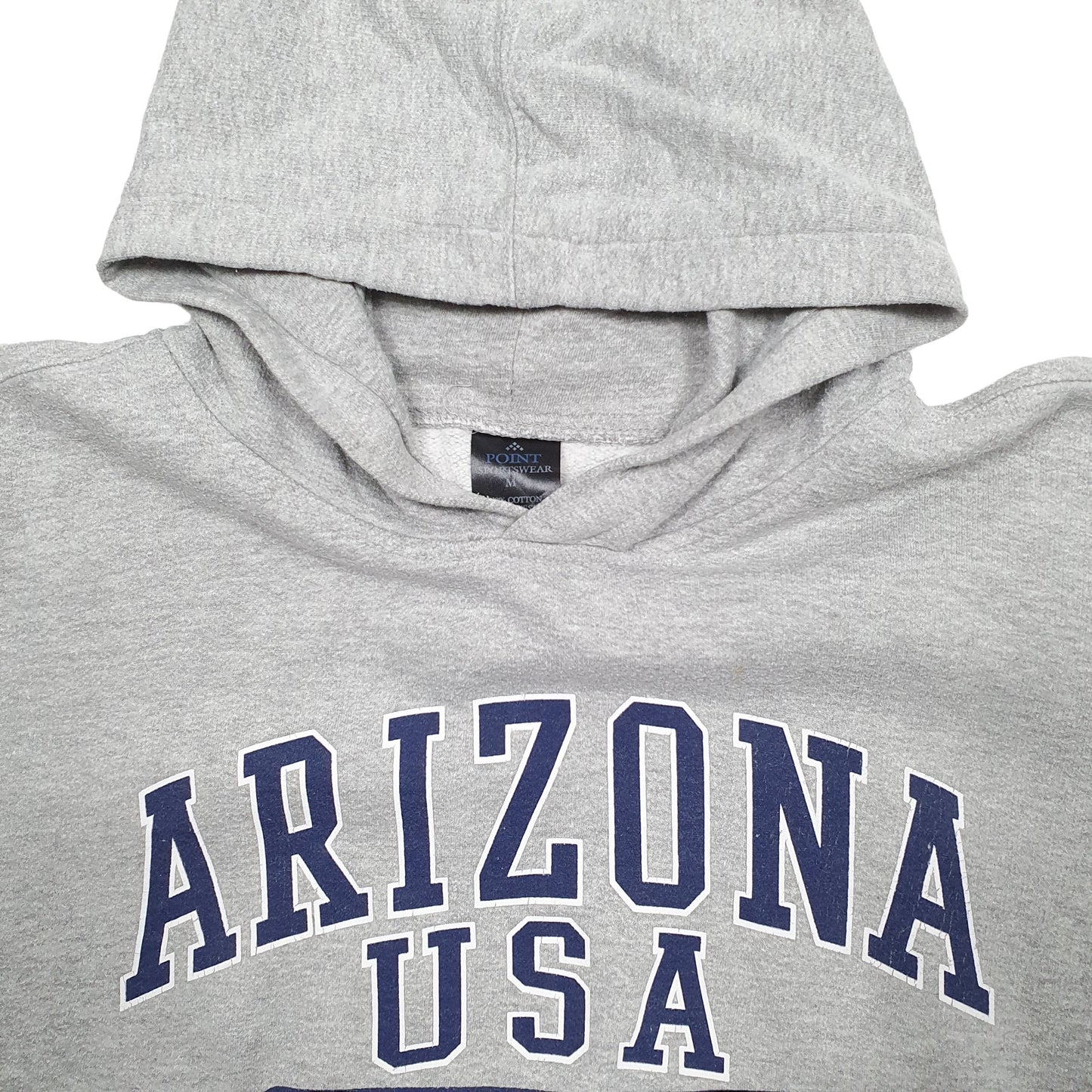 Mens Grey Point Sportswear Arizona USA Hoodie Jumper