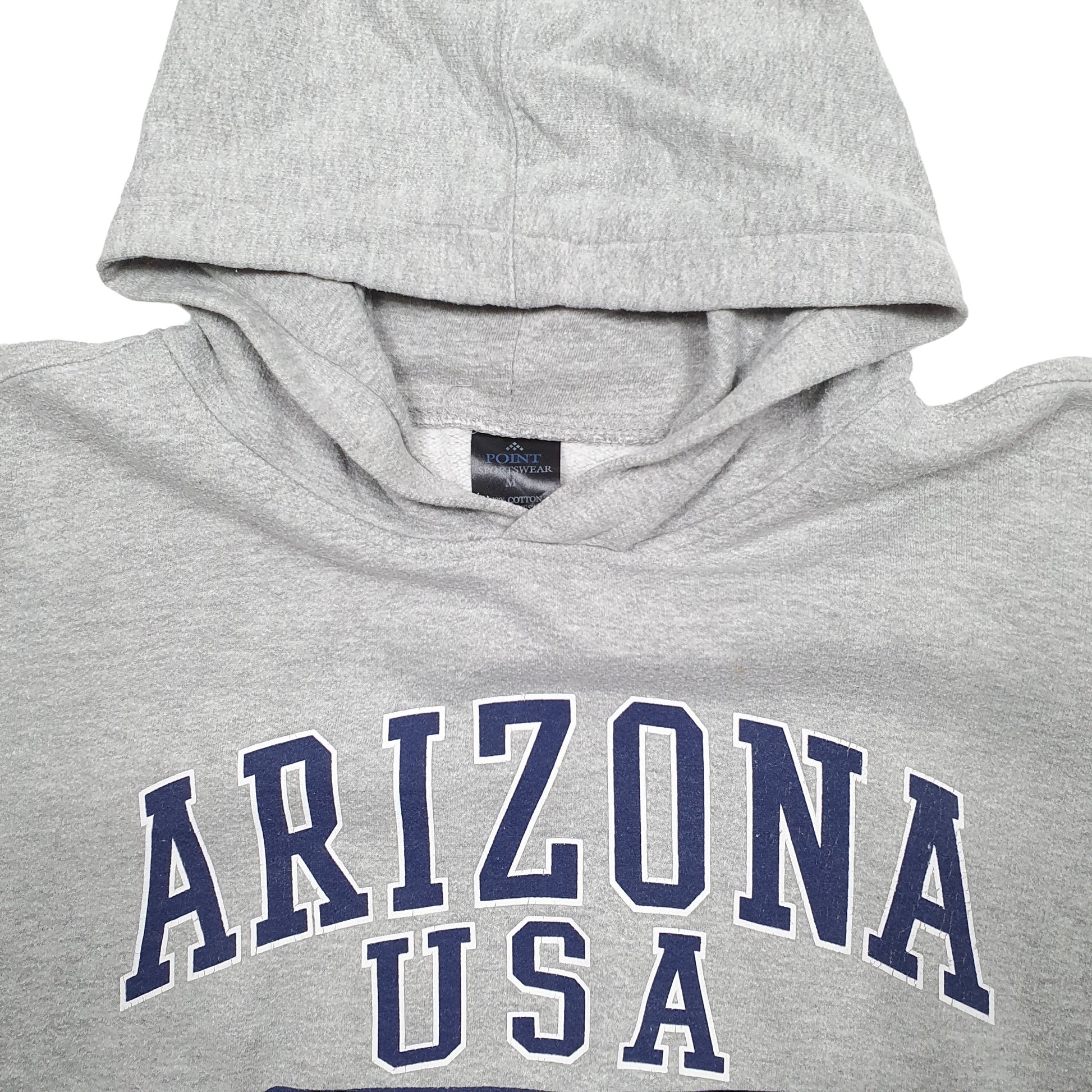 Mens Grey Point Sportswear Arizona USA Hoodie Jumper