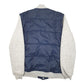 Mens Navy Adidas Gilet Snap Zip  Coat