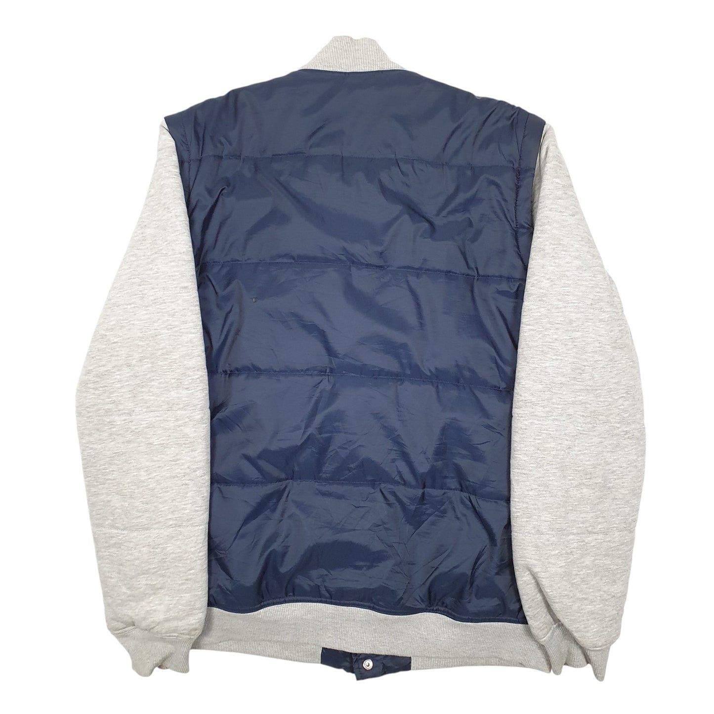 Mens Navy Adidas Gilet Snap Zip  Coat