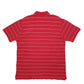 Mens Red Nautica  Short Sleeve Polo Shirt