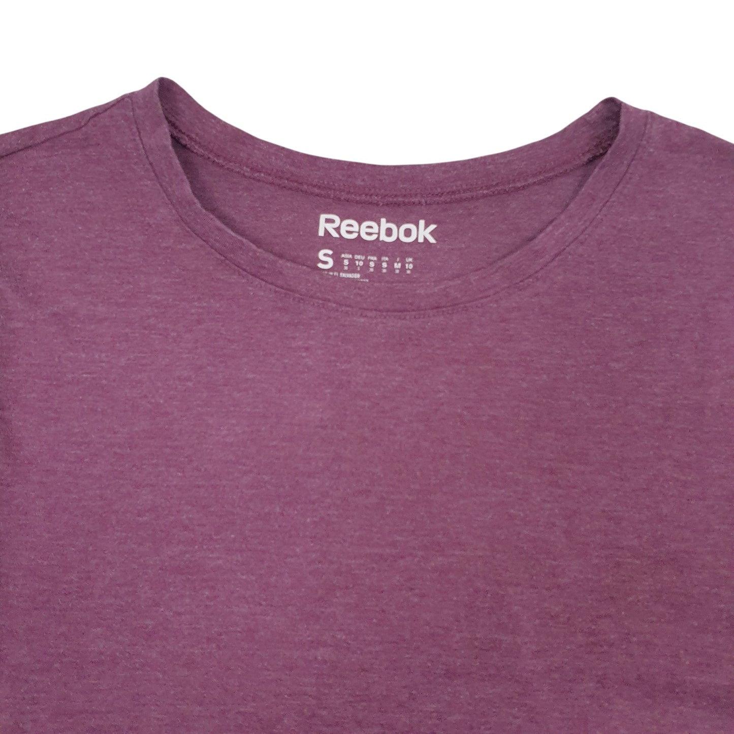 Womens Purple Reebok  Long Sleeve T Shirt