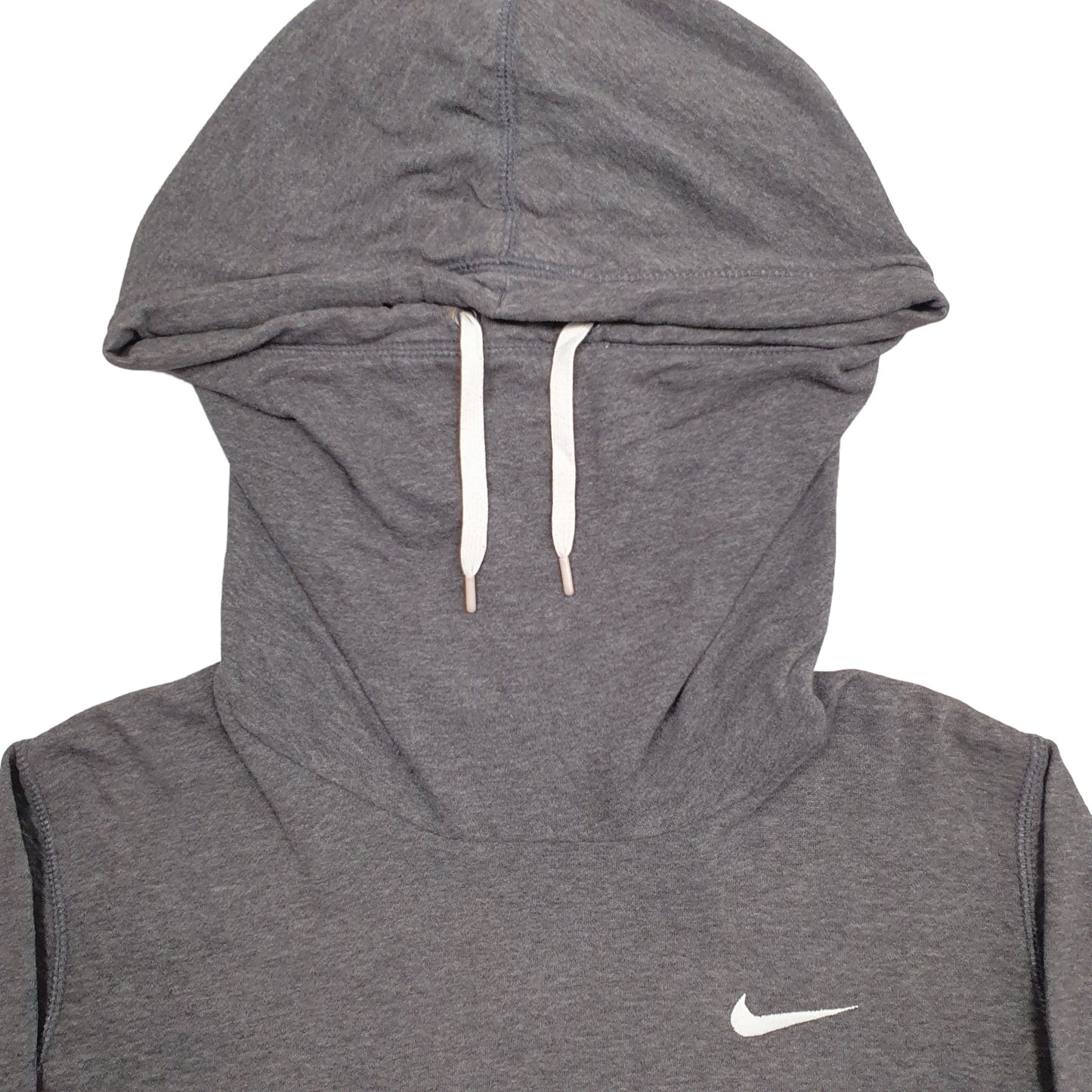 Womens Grey Nike Turtle Neck Hoodie Jumper