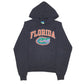 Mens Black Champion Gators Football Florida USA Spellout Hoodie Jumper