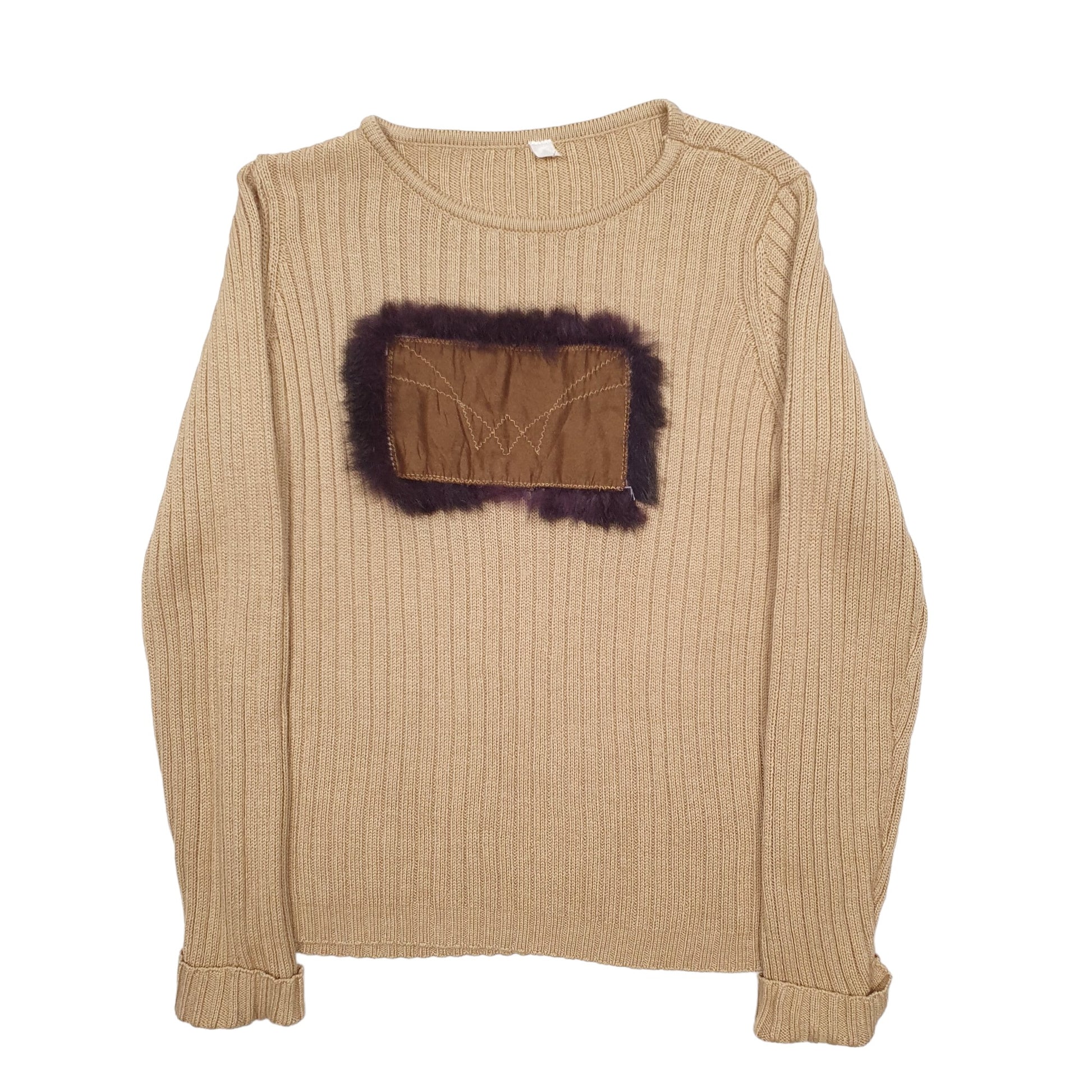 Womens Beige Unbranded  Crewneck Jumper