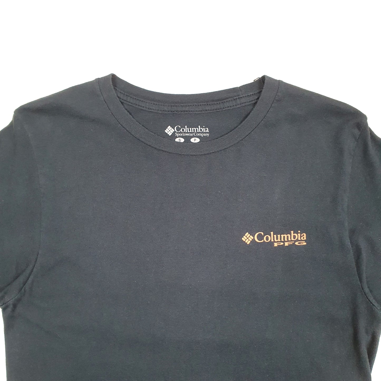 Mens Navy Columbia Sportswear PFG Fishing Short Sleeve T Shirt